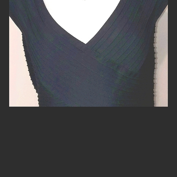 SALE! Tadashi Shoji Black Evening Gown - Picture 3 of 8